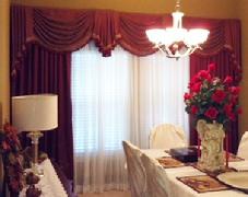 Custom Dining Room Drapes